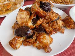 焦糖茄子牛肉粒-桃子餐厅·天津菜(红星路直营店)