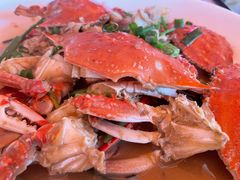 姜葱炒梭子蟹-丰收渔港饭店(嵊泗店)