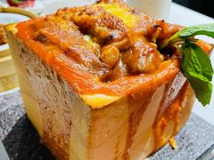 茄汁猪扒金砖焗饭-锦园春香港茶餐厅(西海湾旗舰店)