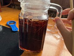 -果松木炭酸菜铜火锅·外婆参鸡汤