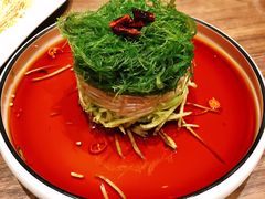 捞汁龙须菜-将相和·海鲜蒸饺大连菜