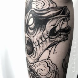 blackwork-黑旗纹身
