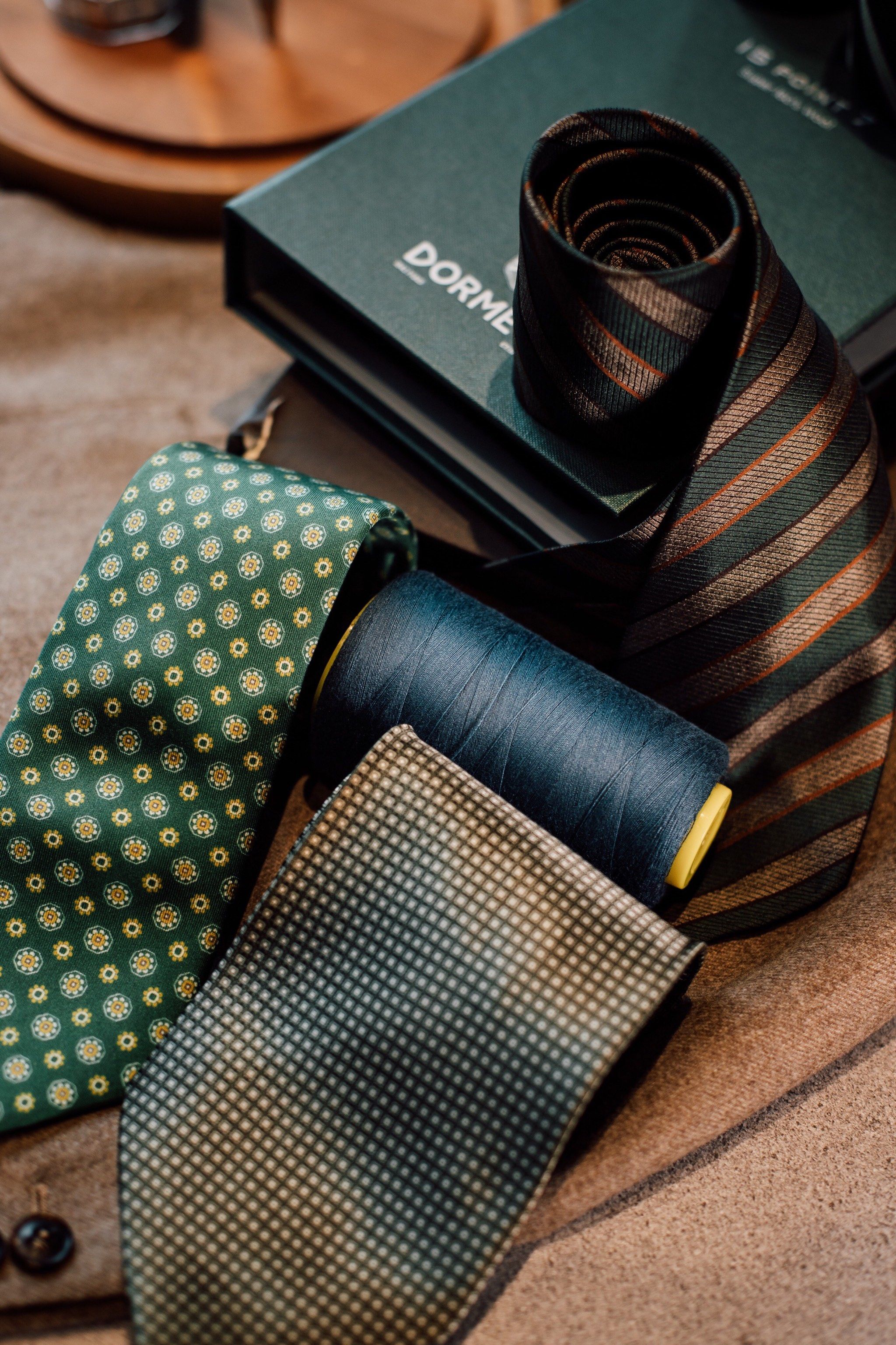 92绿色系领带|西服穿搭的必备绝美单品7515