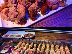 烤羊腿-三个蒙古大叔羊肉串(大宁店)