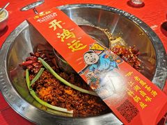 谭血鸭红锅底-谭鸭血老火锅(漳州路店)