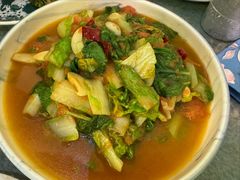 西红柿炒毛白菜-浩海火燒雲傣家菜(芮欧百货店)