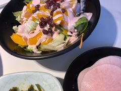 黄桃黄桃沙拉-猪啊牛呀羊啊铜盘烤肉(正大广场店)