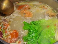 骨汤虫草花锅底-许府牛火锅(信义坊总店)