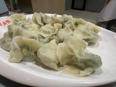 韭菜鸡蛋水饺-听涛雅苑百味饺子老家菜馆