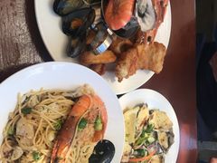 海鲜意面-Lorne Pier Seafood Restaurant