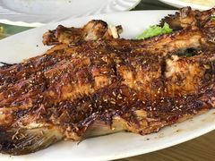 烤虹鳟鱼-山乡农家院(海淀区西北旺店)