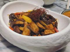 黑椒牛肉杏鲍菇-青雅中餐厅(大连金石滩绿发希尔顿度假酒店)