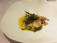 香煎北海道扇贝配烧蘑菇藜麦藏红花泡沫-蝶舍·MAISON PAPILLON