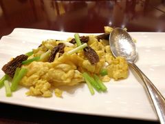 鲜羊肚菌炒山鸡蛋-海尔洲际酒店天下一品中餐厅