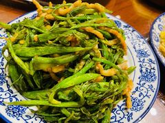 扁豆肉丝-娄三少·老北京春饼烤鸭家常菜(方庄店)