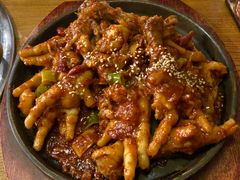 辣炒鸡爪-包装马车·韩国料理·포장마차