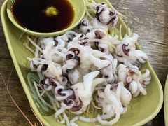 芥末白灼八爪鱼-贞姨美食·老字号海鲜大排档
