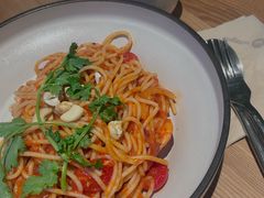 意式大虾配茄汁酱意面-Wagas(凤凰汇店)