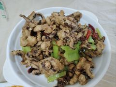 干煸鱿鱼-满口香饭店