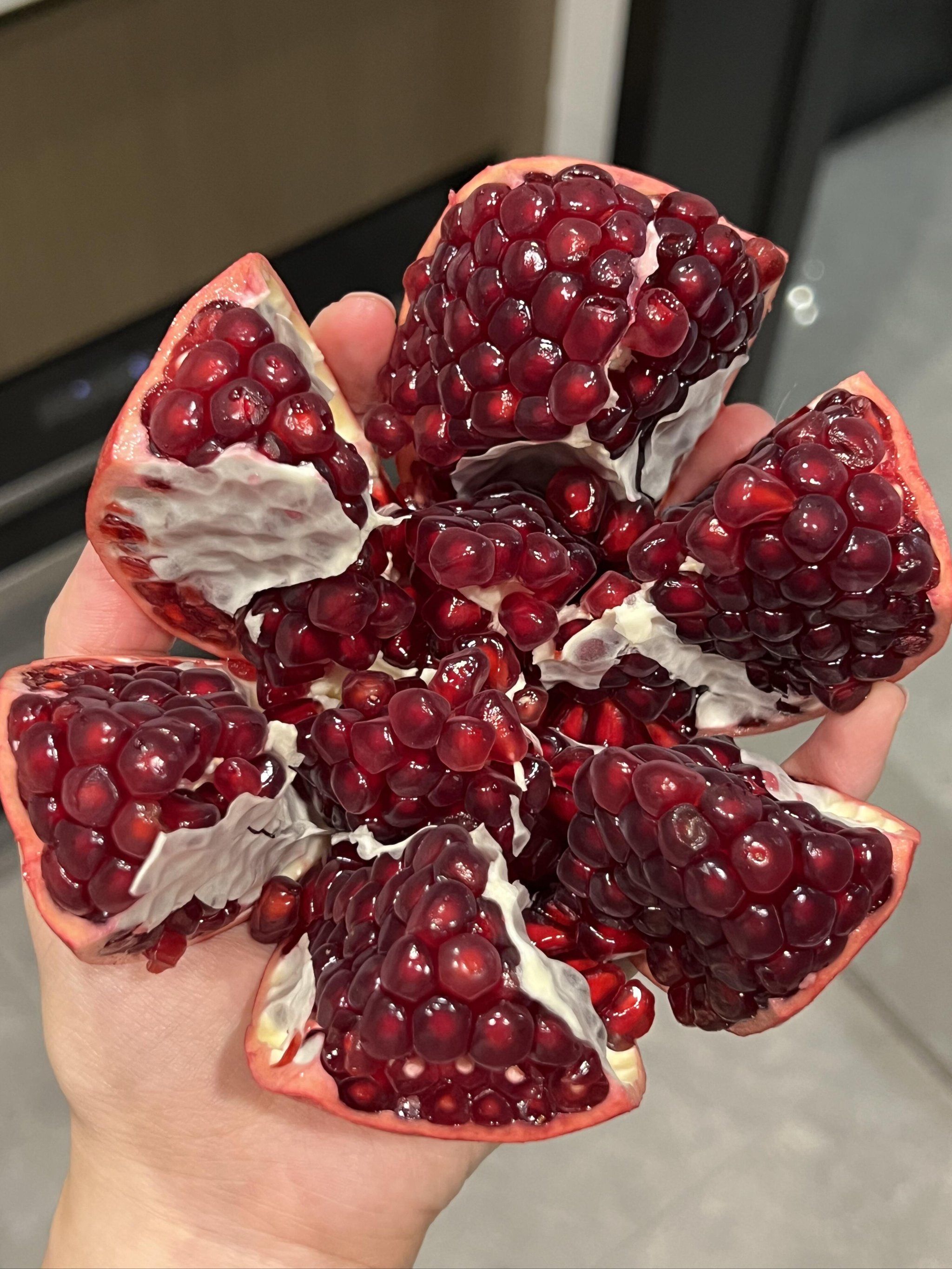 软籽石榴!好漂亮像个红宝石一样!