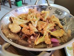 干锅花菜-食光慢宴·安吉土菜馆