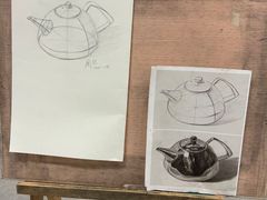 上课实景-谷隆画舍·国画书法素描彩铅水彩