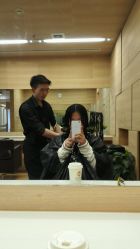 冰冰帮我做烫发准备-CARR SALON