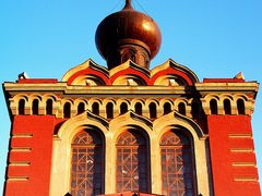 余辉里的革新教堂-圣·阿列克谢耶夫教堂