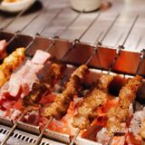 第一次在深圳吃到自转烤肉，味道真8错呀[加油]