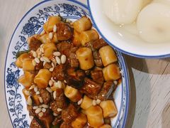 松子牛肉炒年糕-兔爸私家小厨(新北万达店)