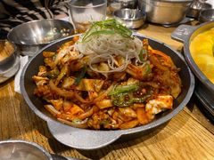 炒鱿鱼-姜虎东白丁烤肉(虹桥天地店)