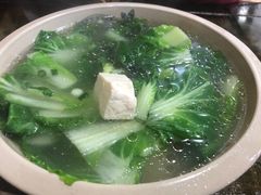 小白菜豆腐湯-晏老九豆花饭家常菜(上海城店)