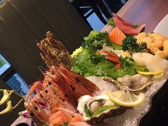三文鱼刺身-九井澤精致料理(金茂店)