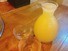 菠萝烧酒-包装马车·韩国料理·포장마차