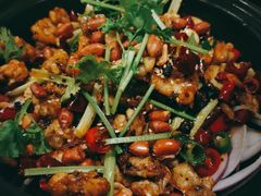 干锅牛蛙煲-馬蘭花開(车站大道店)