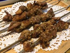 烤羊肉串-老阿妈蒙古村·蒙古包·草原文化·歌舞表演(老君堂店)