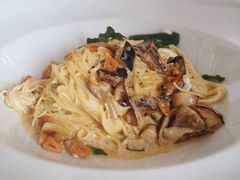 蘑菇火腿意面-纽约咖啡馆