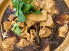 鸡汤炖卤水豆腐-丽泽山庄·生态怀柔菜·虹鳟鱼(红螺寺店)