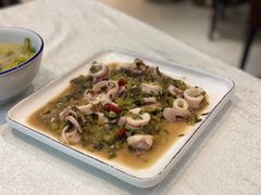酸菜炒鱿鱼-温岭人家(红花北路店)