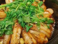 砂锅黑椒九肚鱼-景月阁空中食府(希尔顿酒店)