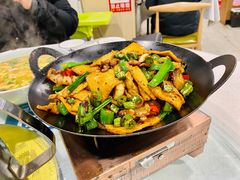 干锅千叶豆腐-听涛雅苑百味饺子老家菜馆