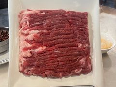 水爆手切精选羊腿肉-京门老爆三·铜锅涮肉 爆肚(望京店)
