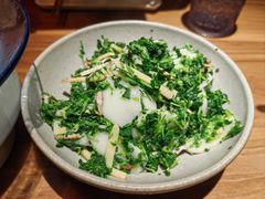 荠菜炒年糕-青桃餐厅