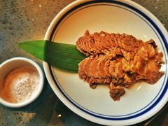 古法盐蘸牛肉-老头儿油爆虾(星光一期店)