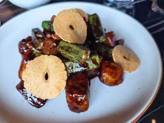 秋葵坚果牛柳粒-杭州临平万丽酒店·万丽轩中餐厅