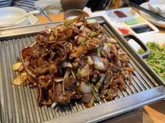 葱爆羊肉-四季民福烤鸭店(前门廊房二条店)