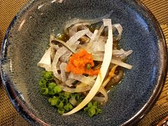 橘醋拌河豚鱼皮-天正河鲀·河豚亭(大连店)