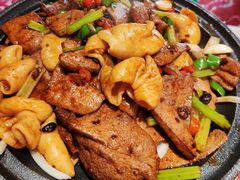干锅猪肝肥肠-人民公社大食堂(张家湾店)