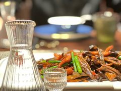 鹿茸菌炒猪颈肉-巧庆楼·茶膳