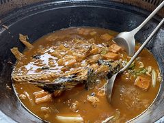 -北京龙庆四季香农家饭庄·灶台鱼·碳烤虹鳟鱼(龙庆峡店)